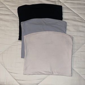 3 brandy Melville tube tops